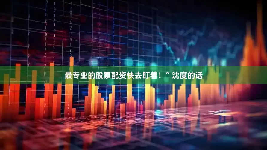 最专业的股票配资快去盯着！”沈度的话